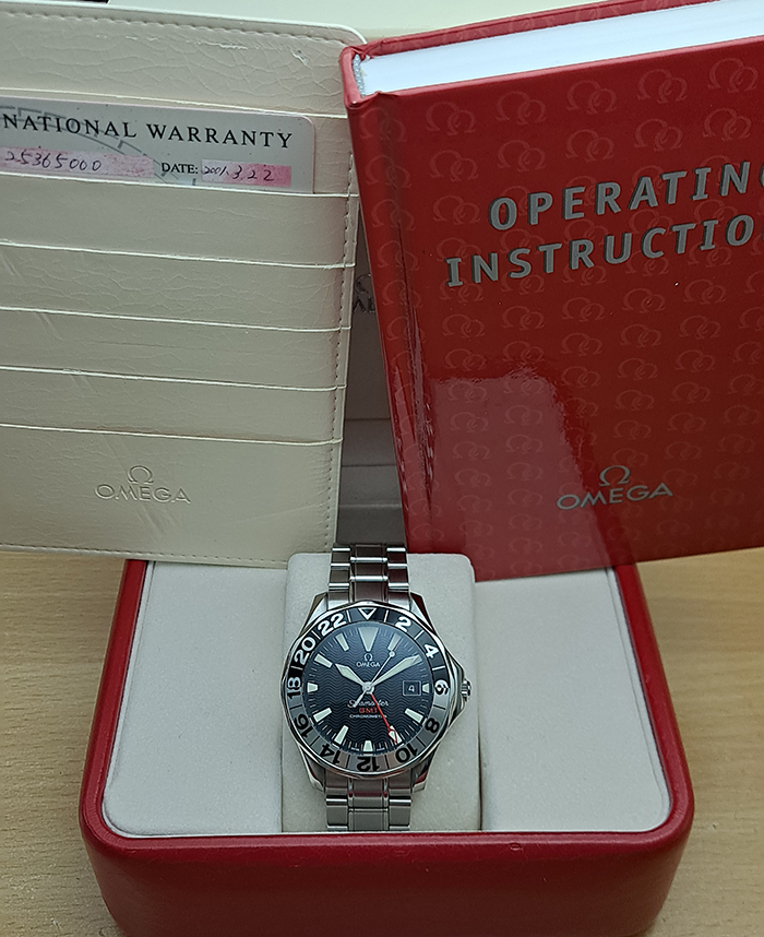 Omega Seamaster Gerry Lopez Limited Edition GMT 300M Wristwatch Ref. 2536.50